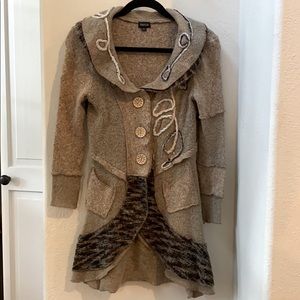 Hi-Lo Sweater Jacket